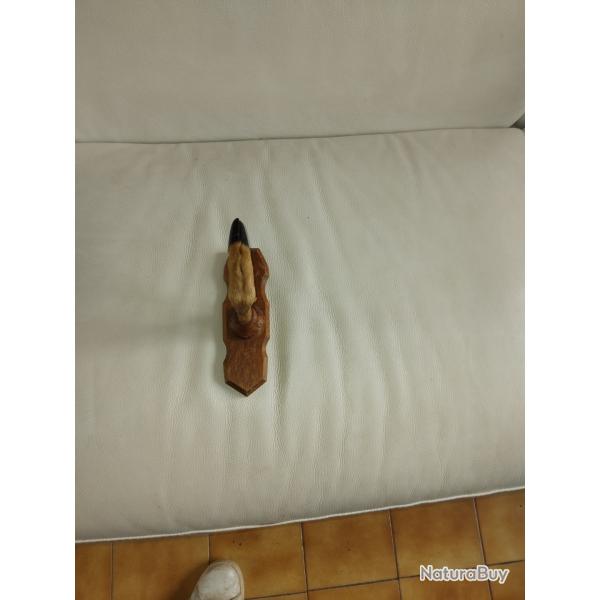 blason  porte  manteau  patte chevreuil