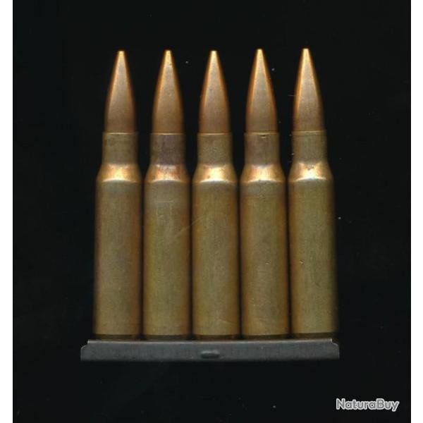 Manipulation Un clip 7,62x51 NATO USA n  puits d'amorce borgne Long Range