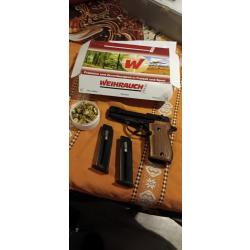 Pistolet alarme weihrauch HW94 DE cal 9mmRK &eacute;tat neuf dans sa bo&icirc;te d origine avec documents