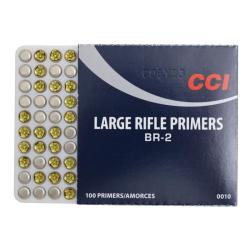 Amorces CCI Primers Large Rifle BR-2 10 boites pour 1000 armorces