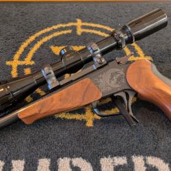 Thompson contender 22 lr  avec lunette burris 2/1.2-7x40