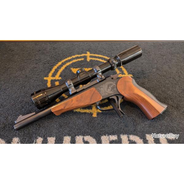 Thompson contender 22 lr  avec lunette burris 2/1.2-7x40