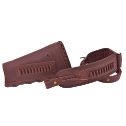 BUSC + BRETELLE 22LR 17HMR ETC - MARRON - GAUCHER - LIVRAISON GRATUITE