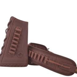 BUSC + BRETELLE .357 30-30 ETC - MARRON - GAUCHER - LIVRAISON GRATUITE