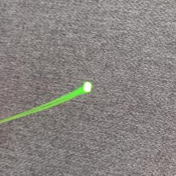 Fibre optique de mire (vert fluo) diam&egrave;tre 1mm longueur 5cm