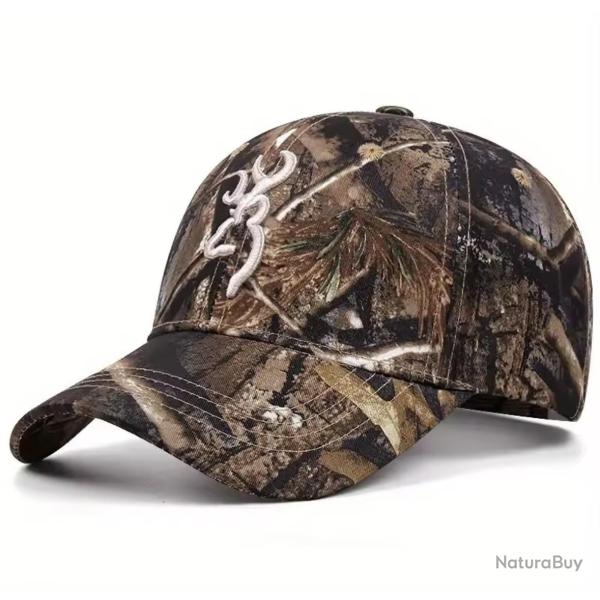 Casquette Browning camo bois