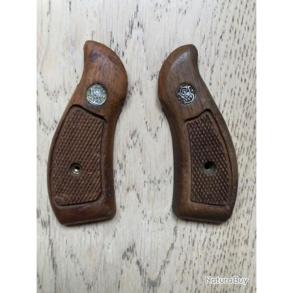 Pour S&W K/ L round butt, plaquettes d'origine