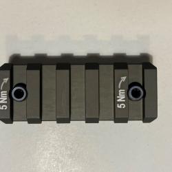 Rail picatinny H&K HECKLER&KOCH pour garde main khey 54mm