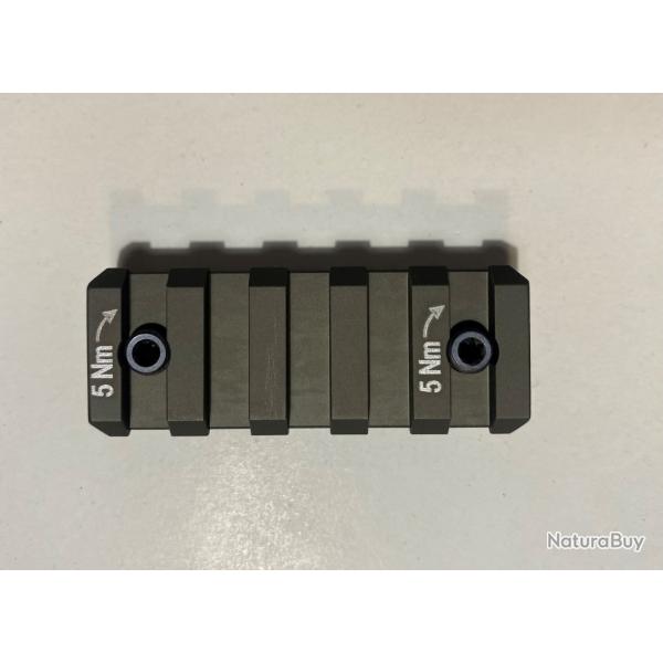 Rail picatinny H&K HECKLER&KOCH pour garde main khey 54mm