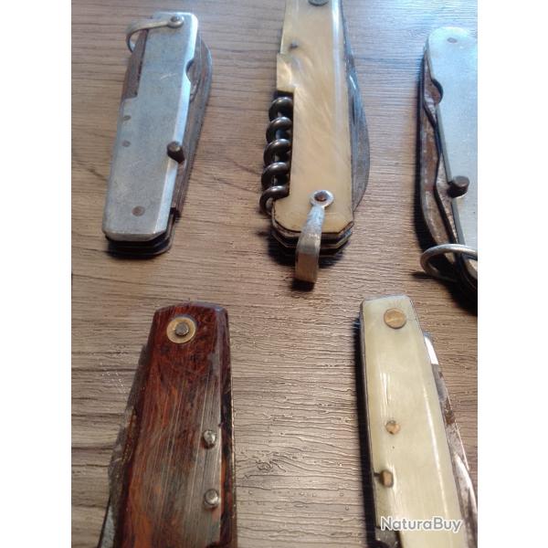 Lot couteaux anciens