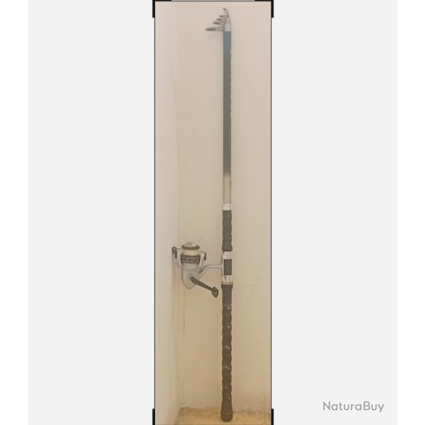 Lancer Dam avec manche torsad� pour le combat+ beau moulinet assorti rempli de fil Mitchell