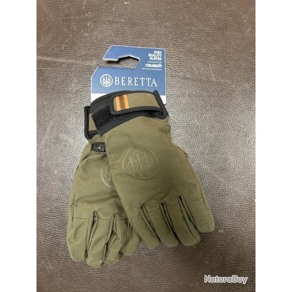 GANTS BERETTA - WATERPROOF GLOVES - GREEN MOSS