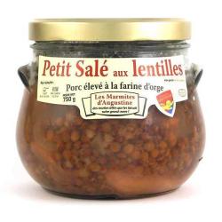 Petit sal&eacute; aux lentilles - Porc &eacute;lev&eacute; &agrave; la farine d'orge - Bocal 750g
