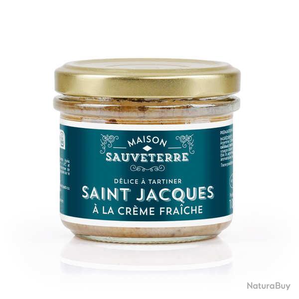 Saint-Jacques et cr�me fra�che � tartiner - Pot de 100g