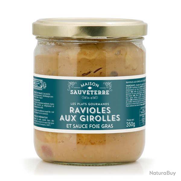 Ravioles aux girolles et sauce foie gras - Pot de 350g (2parts)