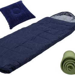 Kit de couchage avec matelas et oreiller