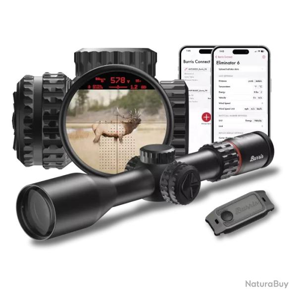 Lunette de Chasse intelligente Burris Laserscope Eliminator VI - 4-20x52 - R�ticule X177 Eliminator