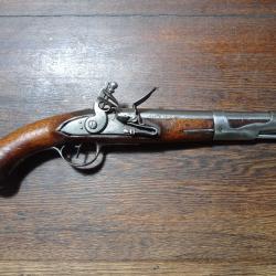 Pistolet r&eacute;glementaire de cavalerie - mod&egrave;le 1763-66 de type 1 - R&eacute;volution - BE