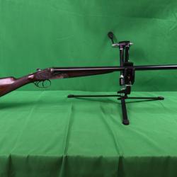 Fusil juxtapos&eacute; Mahillon &agrave; platine Cal 12/70