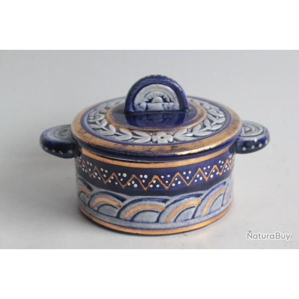 Boite Sucrier fa�ence Henriot Quimper HB 333 P.11