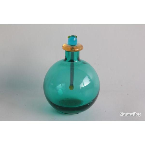 Flacon verre souffl� V. Nason & C. Murano Italie