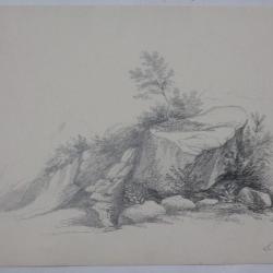 Dessin original Le Pain Suisse XIXe si&egrave;cle