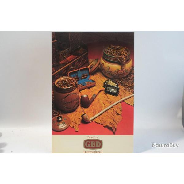 Publicit� PLV carton pr�sentoir Tabac GBD International