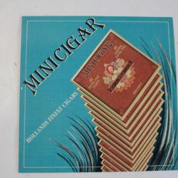 Publicit&eacute; carton Tabac Cigare Minicigar