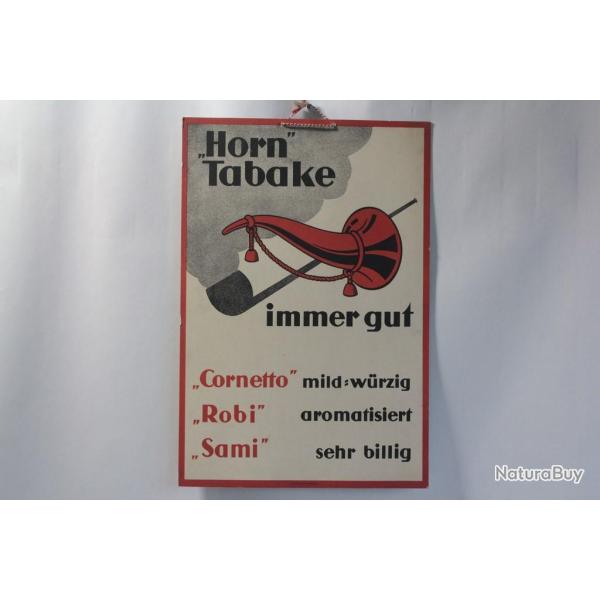 Ancienne Publicit� tabac Horn Tabake Cornetto Robi Sami