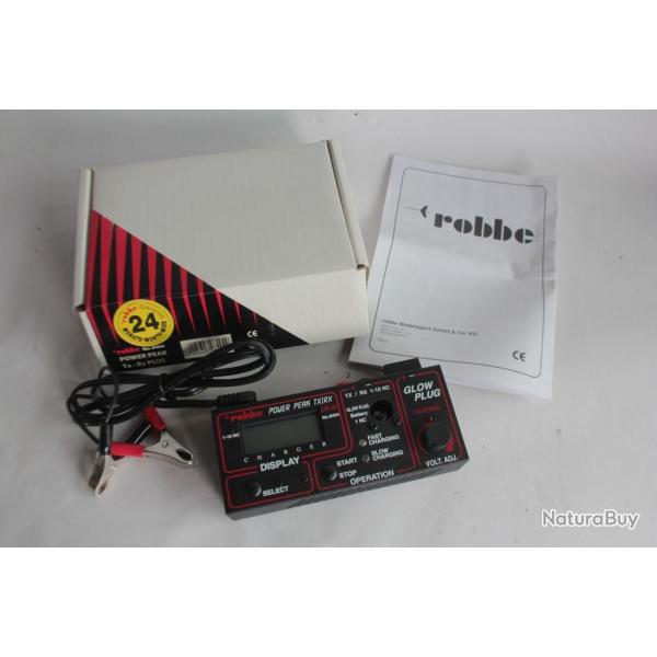 Mod�lisme Chargeur de batterie Power peak TX-RX plus Robbe n�8404