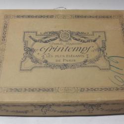 Bo&icirc;te carton lithographi&eacute;e Art Nouveau Grands magasins du Printemps