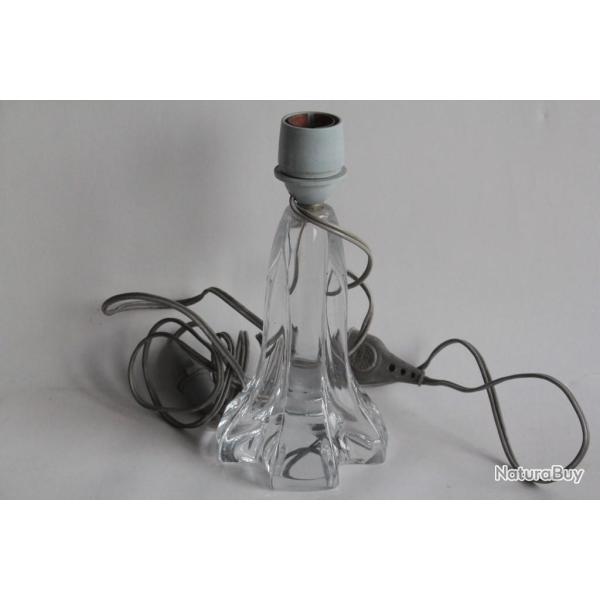 DAUM Pied de lampe cristal