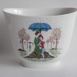 PEYNET Raymond Vase Porcelaine de Rosenthal