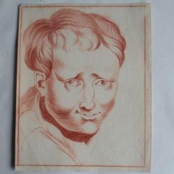 Dessin original Sanguine Portrait