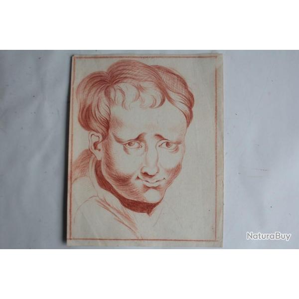 Dessin original Sanguine Portrait