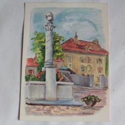 Dessin original Chalets Alpes Alexandre GIROD