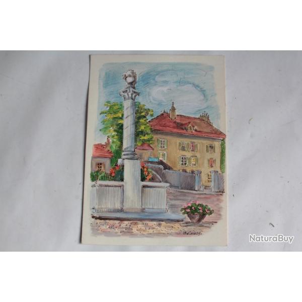 Dessin original Chalets Alpes Alexandre GIROD