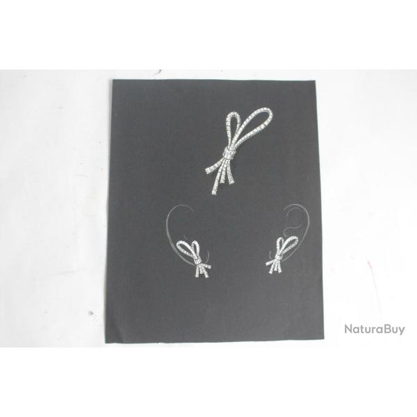 Ancien dessin original parure bijoux