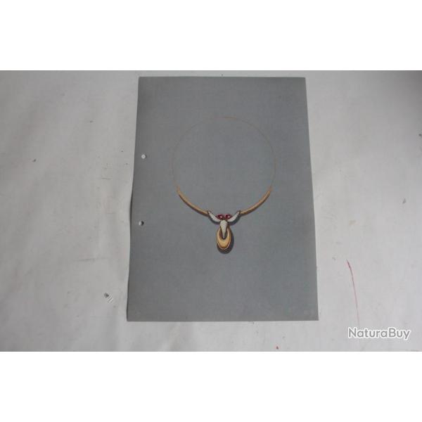 Photo dessin original Collier bijoux