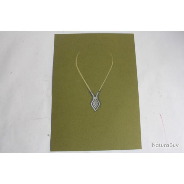 Ancien dessin original Collier bijoux