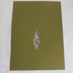 Ancien dessin original Pendentif bijoux