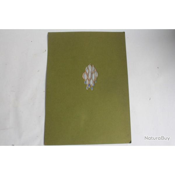 Ancien dessin original bijoux
