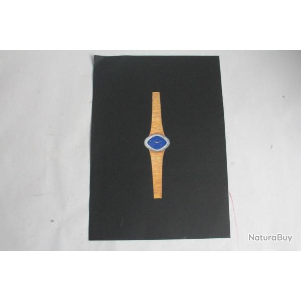 Ancien dessin original Montre