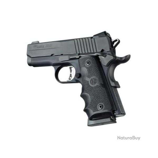 POIGNEE HOGUE COLT OFFICER MODEL & DUPLICATE FRAME