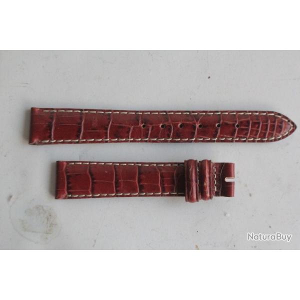 FREDERIQUE CONSTANT Bracelet montre cuir brun 16 mm