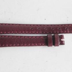 Bracelet montre Universal Gen&egrave;ve bordeaux 12 mm