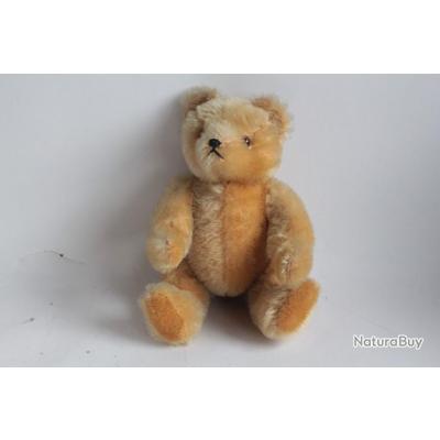 Ancien Ours En Peluche Articulé - Ours Vintage Avec Caractère