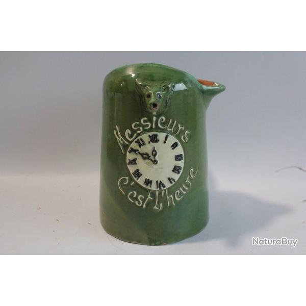 Pichet absinthe Messieurs c'est l'heure