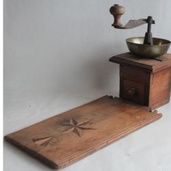 Grand Moulin &agrave; caf&eacute; bois Turc Ottoman