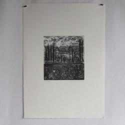 Gravure Eau forte originale Renzo Bussotti